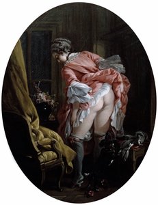 De Opgeheven Rok door François Boucher