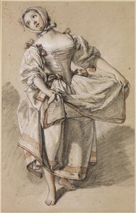 Jonge plattelandsmeisje dansend, ca. 1765-70