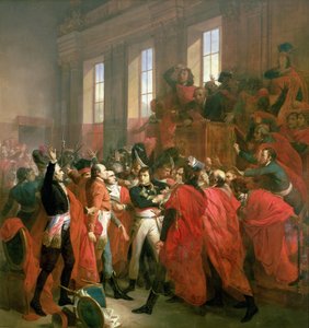 Bonaparte en de Raad van Vijfhonderd in St. Cloud, 10 november 1799, 1840