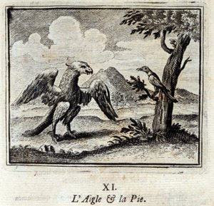 De Adelaar en de Vrome door Francois Chauveau