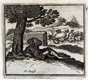 De Eikel en de Pompoen door Francois Chauveau