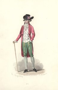 Dandy, tijdperk van Marie Antoinette door Francois Claudius Compte Calix