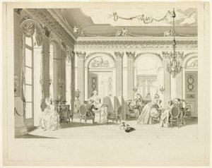 De salon door Francois Dequevauviller