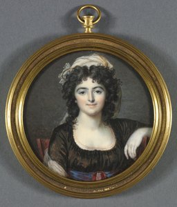 Portret van een Vrouw in een Bruine Jurk, 1795