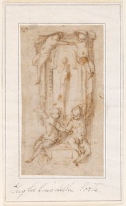 Project voor een Deel van een Decoratie door Francois Duquesnoy