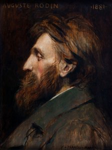 Portret van Auguste Rodin 1840-1917, 1881