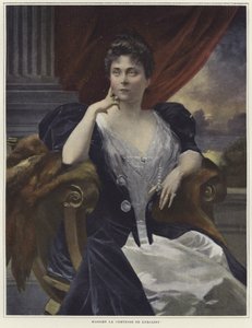 Portret van Madame la Comtesse de Kersaint