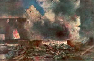 De Lessard-boerderij, tussen Marizy en Neuilly Saint Front, Frankrijk, 18 juli 1918 door Francois Flameng
