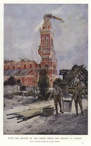 Met de Britten aan het Somme-front door Francois Flameng