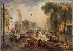 De aanslag van Fieschi, boulevard du Temple, 28 juli