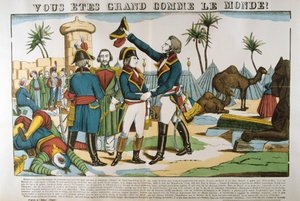 Napoleon en generaal Kleber op de expeditie naar Egypte, 1798, ca. 1835