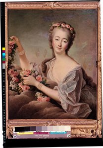 Portret van de gravin du Barry (1743-93) als Flora