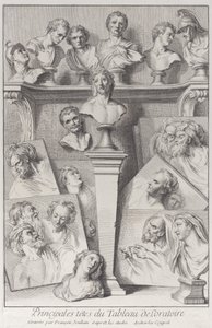 Hoofden na de Ecce Homo door Francois Joullain