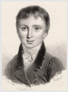 Franz Liszt op 11-jarige leeftijd, ca. 1822 door Francois Le Villain