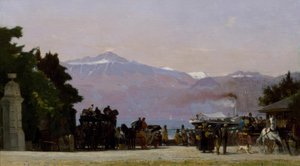 In Ouchy door Francois Louis David Bocion