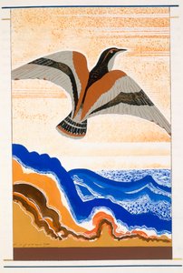 Vogel van voorteken, een illustratie uit 
