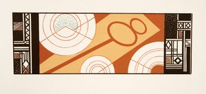 Grafische illustratie uit Prométhée Enchaîné door Aeschylus, pub. 1941 (pochoir print)