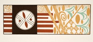 Grafische illustratie uit Prométhée Enchaîné door Aeschylus, pub. 1941 (pochoir print)