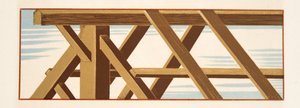 Grafische illustratie uit Prométhée Enchaîné van Aeschylus, uitgegeven 1941 door Francois Louis Schmied