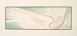 Grafische illustratie uit Prométhée Enchaîné van Aeschylus, uitgegeven 1941 door Francois Louis Schmied