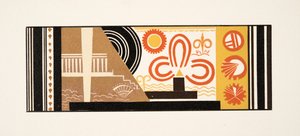 Grafische illustratie uit Prométhée Enchaîné van Aeschylus, uitgegeven 1941
