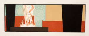 Grafische illustratie uit Prométhée Enchaîné door Aeschylus, uitgegeven 1941 door Francois Louis Schmied