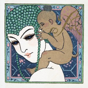 Letter A, uit Personages de Comedie, uitgegeven 1922 door Francois Louis Schmied