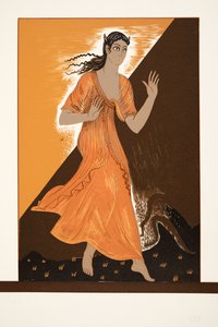 Pandora, uit Prométhée Enchaîné van Aeschylus, uitgegeven 1941 door Francois Louis Schmied