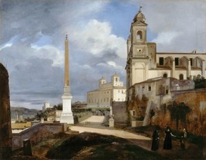 Santa Trinità dei Monti en Villa Medici in Rome