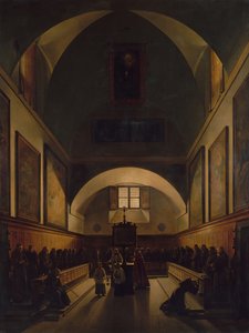 Het koor van de Kapucijnenkerk in Rome, 1814-15