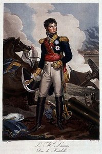 Portret van Maarschalk Lannes, Hertog van Montebello, naar Gérard - in 