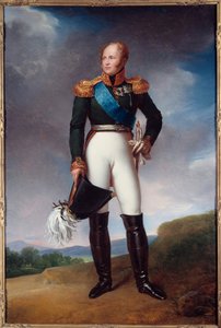 Alexander I van Rusland door Baron François Pascal Simon Gérard