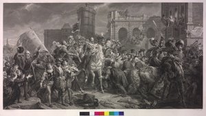 Hendrik IV van Frankrijk in Parijs op 22 maart 1594 door Francois Pascal Simon Baron Gerard