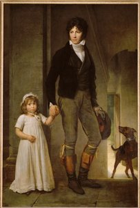 Le peintre Isabey et sa fille - De schilder Jean-Baptiste Isabey en zijn dochter Alexandrine ...