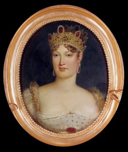 Medailonportret van Keizerin Marie-Louise door Baron François Pascal Simon Gérard
