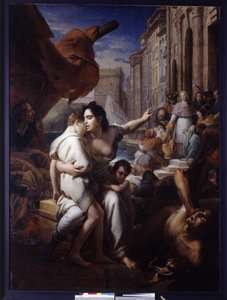 Monsignor van Belsunce tijdens de pest van Marseille door Baron François Pascal Simon Gérard