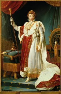 Napoleon I in kroningskostuum ...