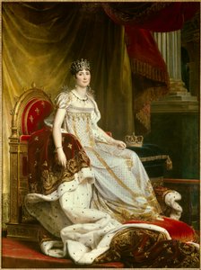 Portret van keizerin Josephine de Beauharnais (1763-1814) in haar kroningskostuum