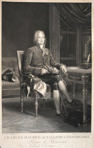 Charles Maurice de Talleyrand-Perigord, Prins van Benevent, Vice Groot Electeur, gepubliceerd 1809 door Francois Pascal Simon Gerard