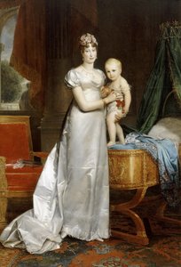 Keizerin Marie-Louise met de Koning van Rome