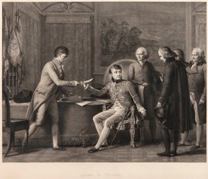 De Ondertekening van het Concordaat tussen Frankrijk en de Heilige Stoel op 15 juli 1801 door Francois Pascal Simon Gerard