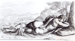 Hermafrodiet in de Borghese-tuinen, ca. 1653