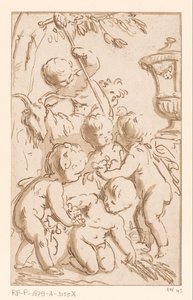Bacchanaal van Amors door Francois Philippe Charpentier