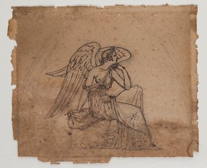 Allegorische figuur, ca. 1825 door Francois Rude