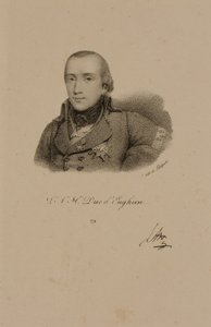 Louis Antoine Henri de Bourbon (1772-1804) Hertog van Enghien in het Conde-uniform door Francois Seraphin Delpech