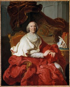 Portret van Andre Hercule (1653-1743), Kardinaal van Fleury door Francois Stiemart