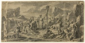 Mozes en de koperen slang door Francois Verdier