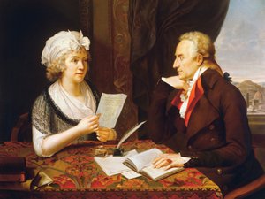 Portret van Vittorio Alfieri door Francois Xavier Fabre