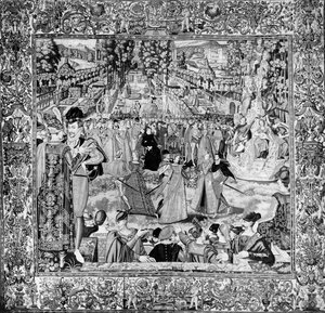 Festival ter ere van de Poolse ambassadeurs in aanwezigheid van Catherine de Medici en Henri III