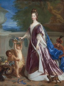Portret van Elisabeth-Charlotte van Beieren (1652-1722) door Francois de Troy